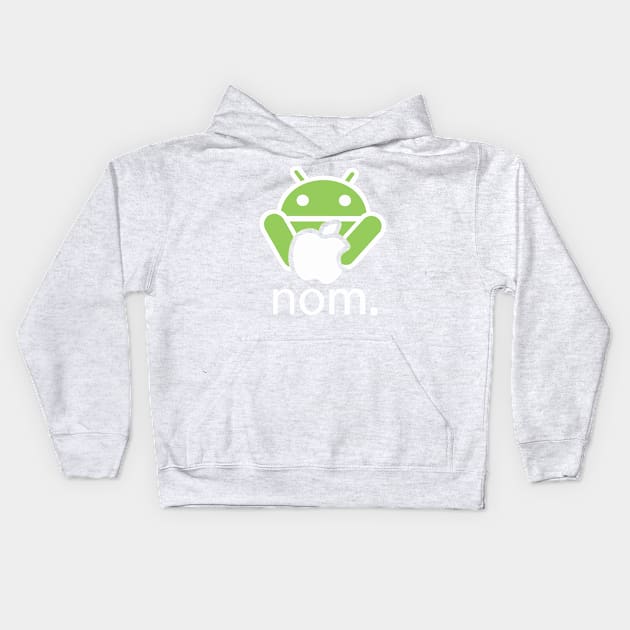 Droid Nom Kids Hoodie by Faltra